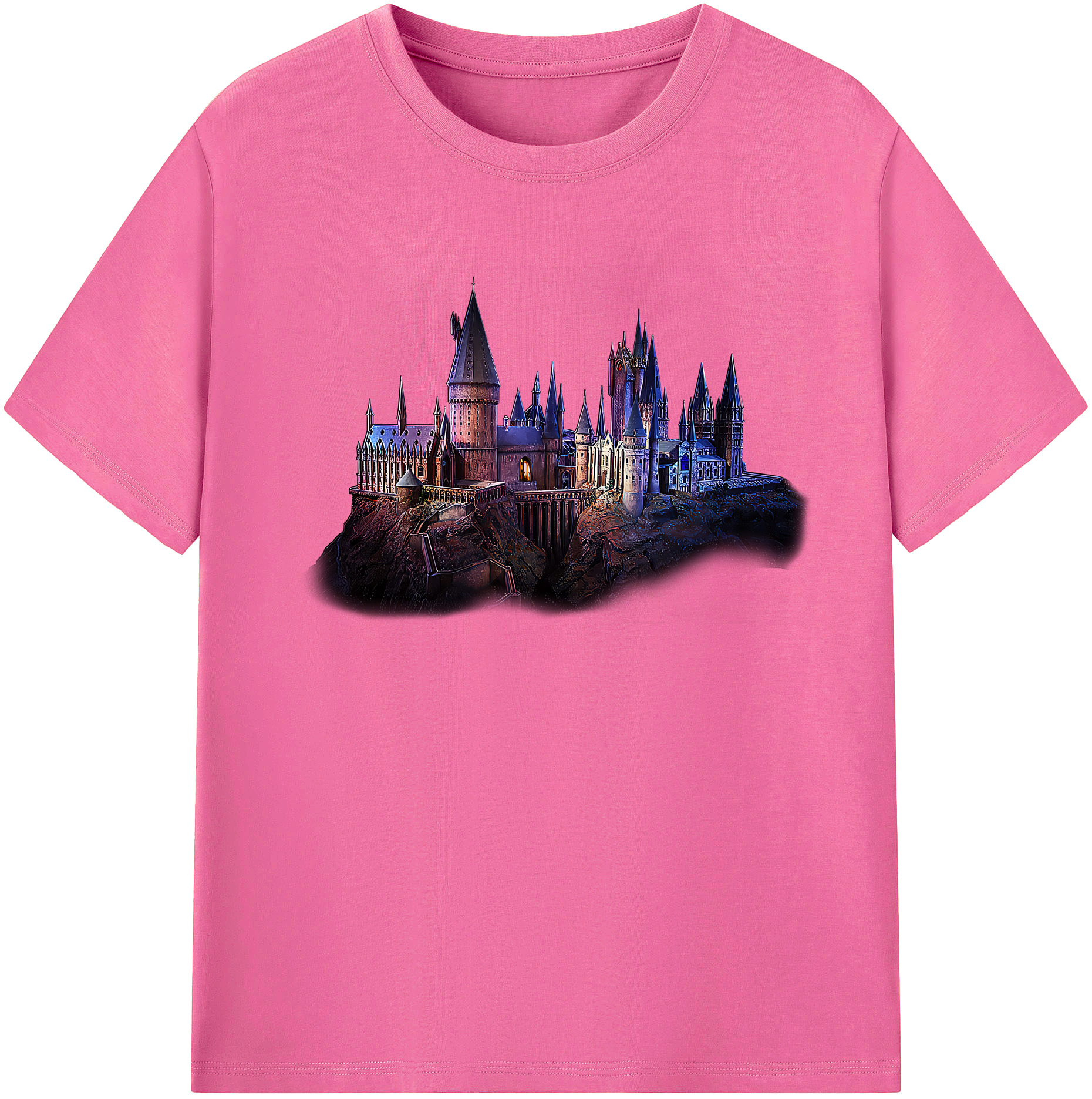 （画像用） Harry Potter ハリー・ポッターシリーズ レディースカジュアルプリントTシャツ（綿100％）